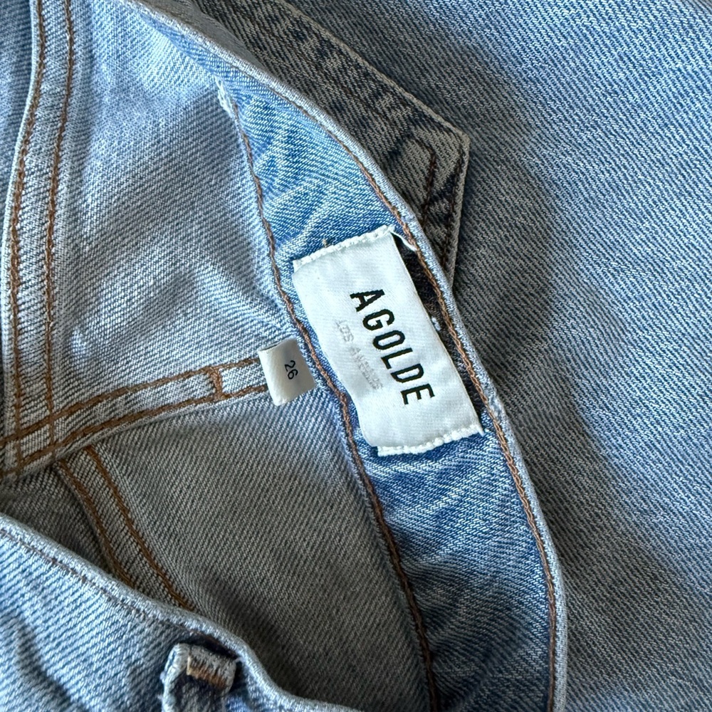 AGOLDE Ren High Rise Wide Leg Jeans - Picture 5 of 6